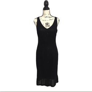 Women Black Dress Size 6 Lace Sleeveless Bandolino
